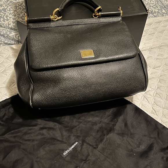 Dolce & Gabbana - Sicily leather handbag - Picture 4 of 16